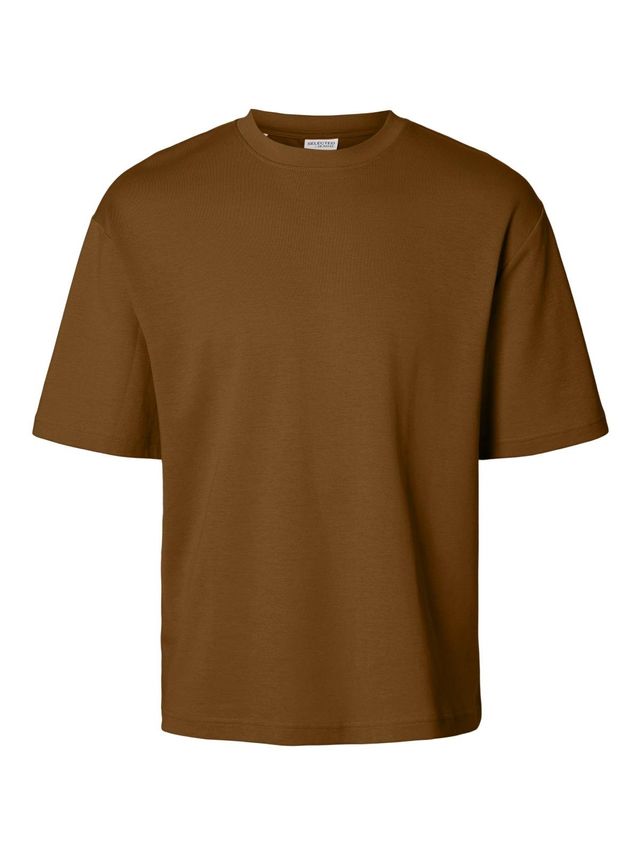 Tidløs Loose Fit T-shirt med O-hals til mænd fra Selected