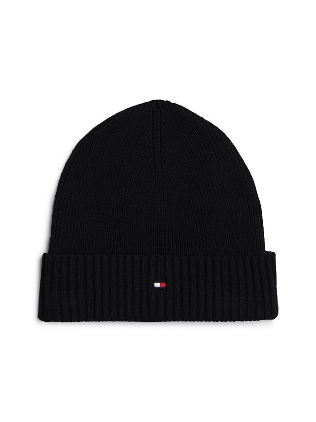 Tommy Hilfiger Th Flag Pima Bomulds Beanie - Fantastisk tilbud!