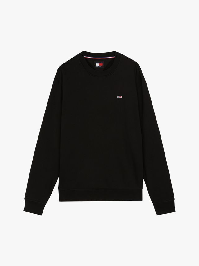 Tommy Jeans Fleece Crew - Fantastisk tilbud på komfort!