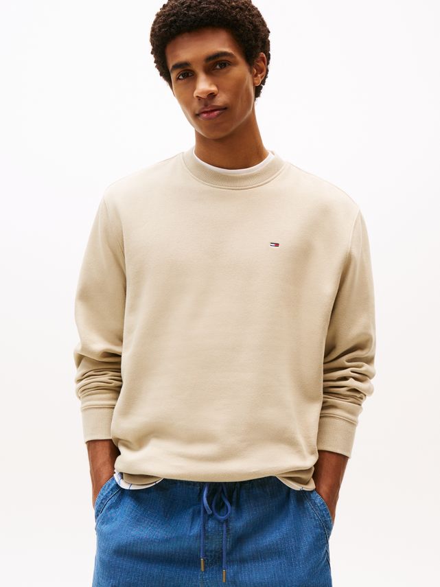 Tjm Reg S Flag Fleece Crew fra Tommy Jeans