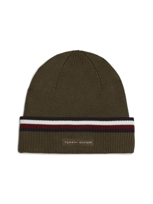 Th Corp Love Solid Stripe Beanie fra Tommy Hilfiger