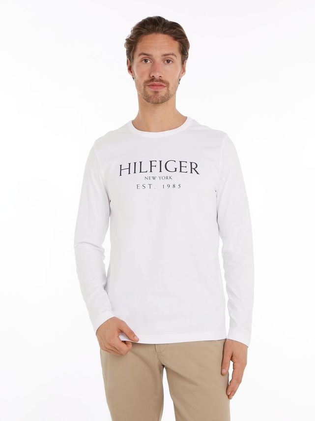 Tommy Hilfiger Langærmet T-shirt – Stil og Komfort til Mænd
