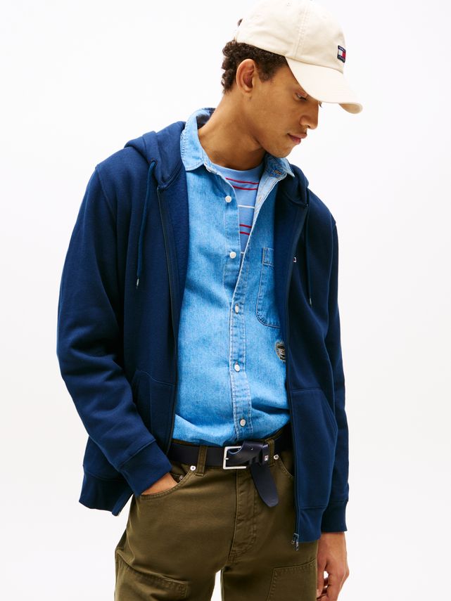 Tjm Reg S Flag Zip Thru fra Tommy Jeans