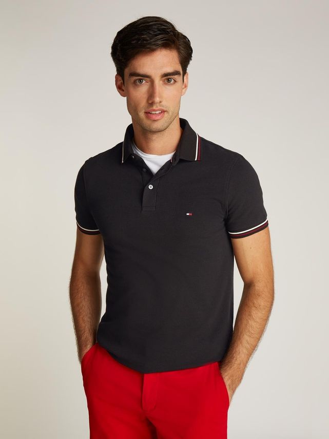 Tommy Hilfiger Tipped Slim Fit Polo – Eksklusivt tilbud!