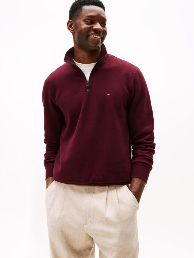 Tommy Hilfiger Essential Fleece 1/4 Zip – Fantastisk tilbud!