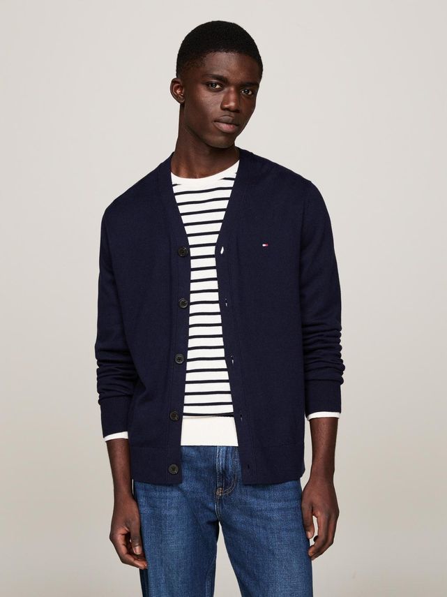 Pima Org Ctn Cashmere Cardigan fra Tommy Hilfiger