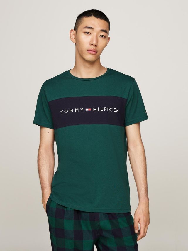 Ss T Shirt Block Logo fra Tommy Hilfiger