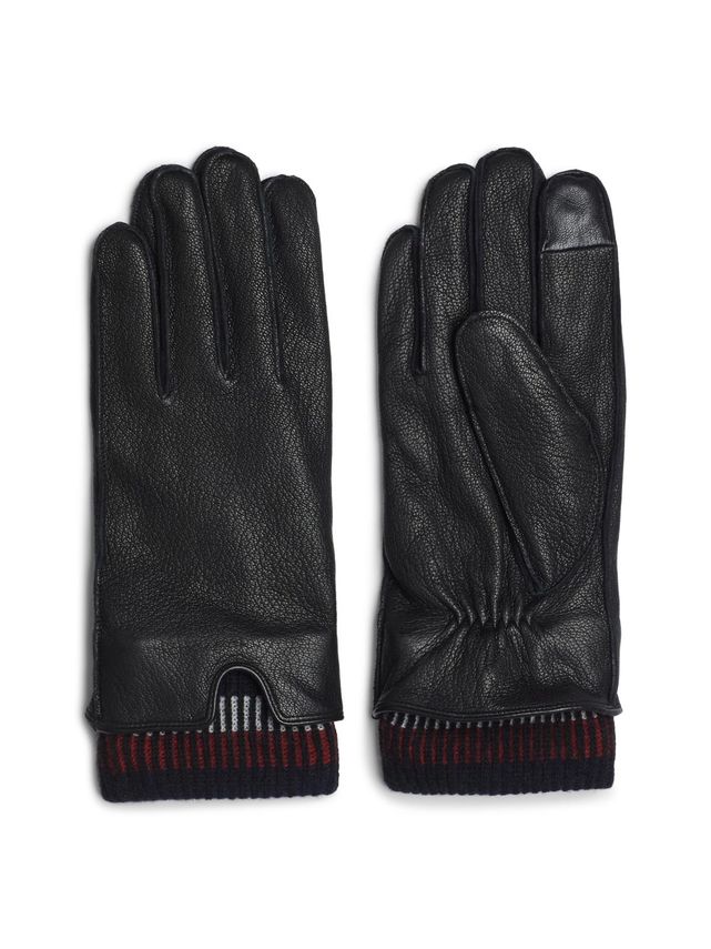 Th Corp Mixed Material Gloves fra Tommy Hilfiger