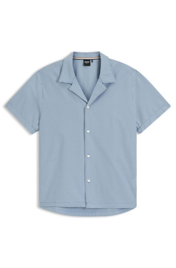 Velvetfish Shirt 10271193 01 fra Boss Black