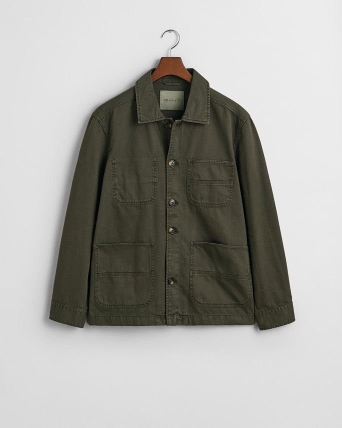 Gmnt Dyed Overshirt fra Gant