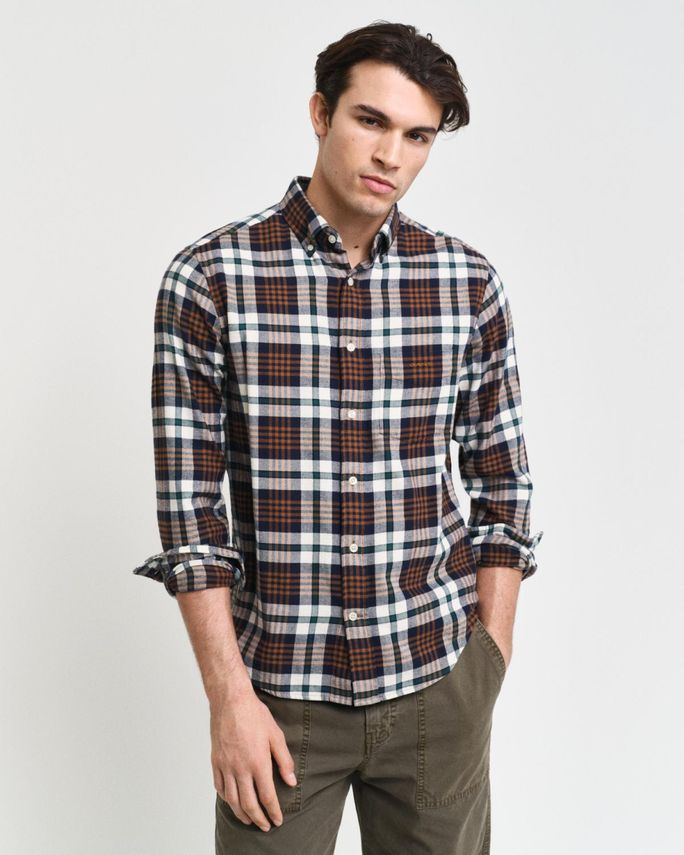 Gant Flannel Plaid Skjorte – Fantastisk tilbud!