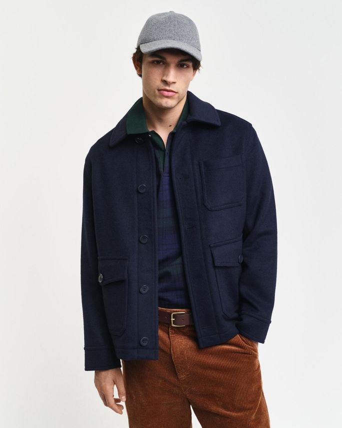 Wool Field Jacket fra Gant