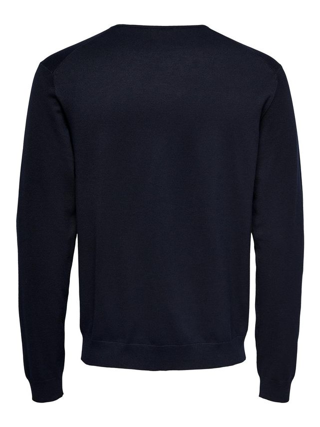 Onswyler Life Reg 14 Ls Crew Knit N fra Only & Sons