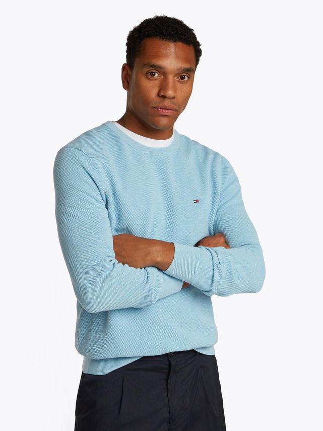 Tommy Hilfiger Essential Structure Crew Neck - Stil og Komfort