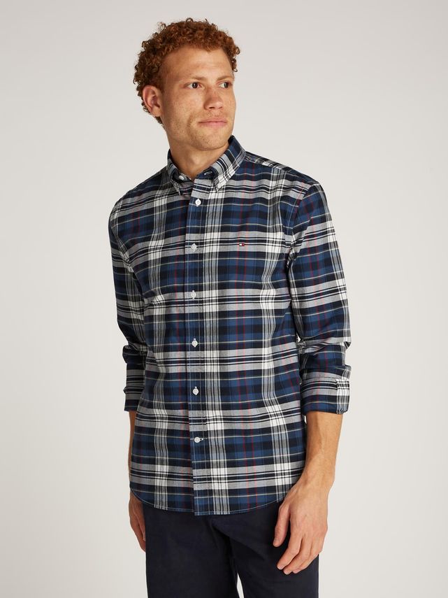 Oxford Heritage Plaid Rf Shirt fra Tommy Hilfiger