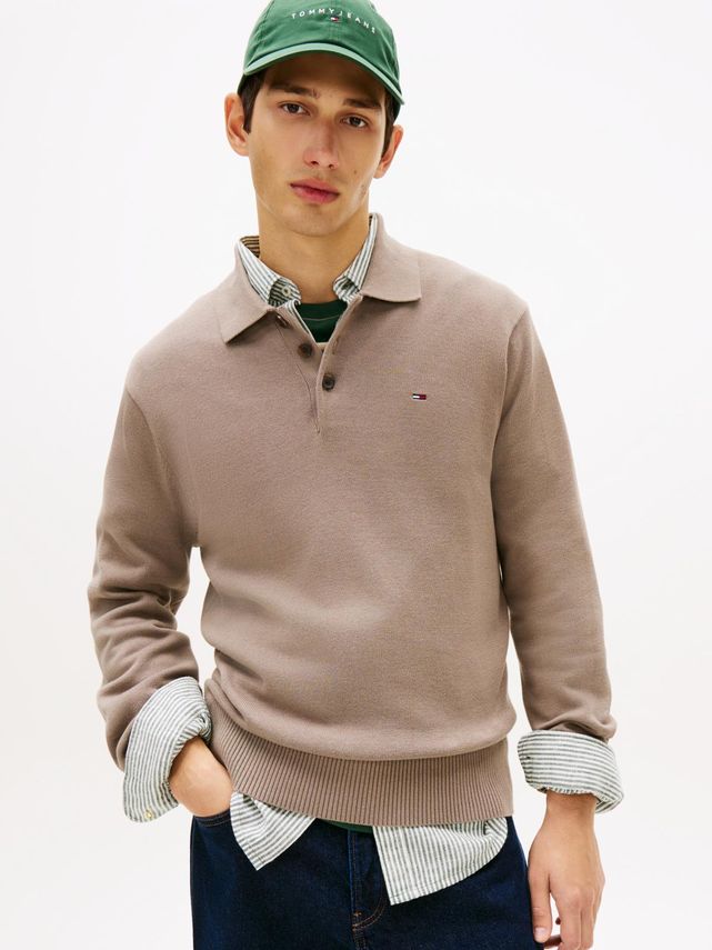 Tjm Slim Essential Polo Sweater fra Tommy Jeans