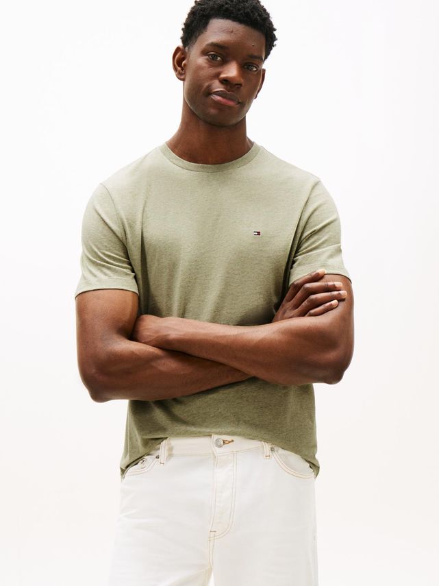 Essential Reg Fit Heather Tee fra Tommy Hilfiger