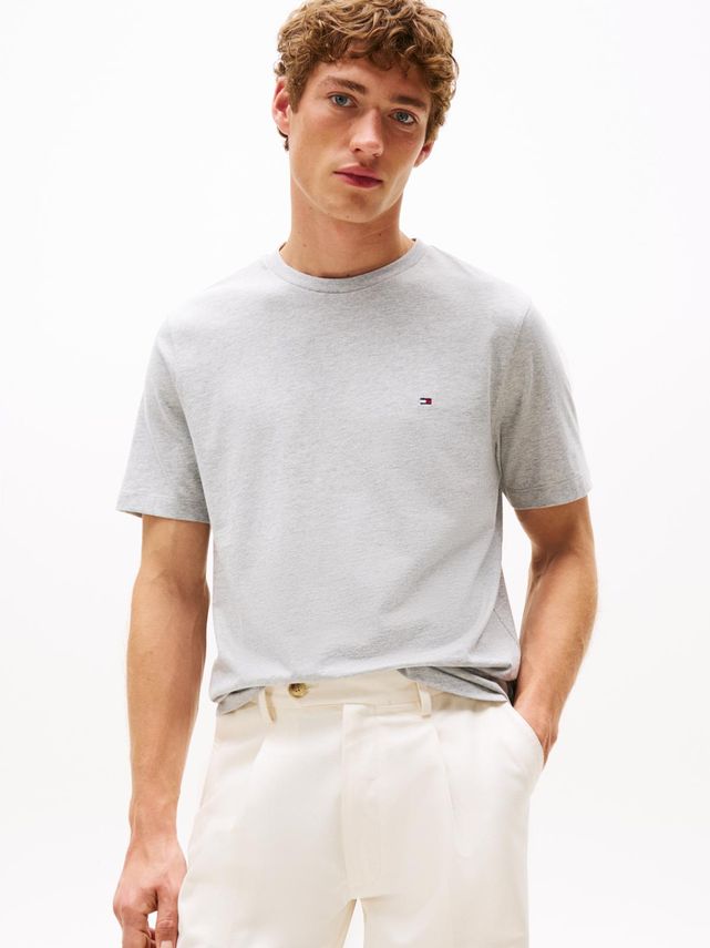 Essential Reg Fit Heather Tee fra Tommy Hilfiger