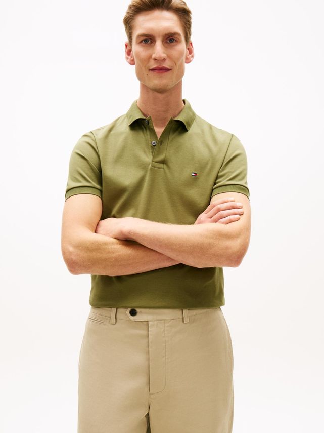 Liquid Cotton Reg Seasonal Polo fra Tommy Hilfiger