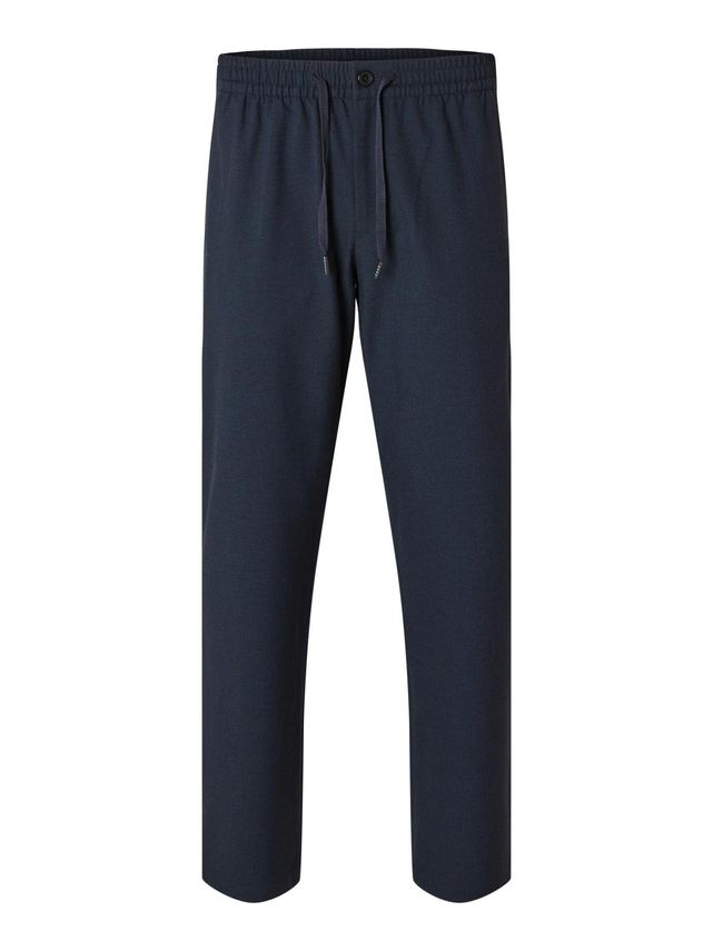 Slh196 Straight Robert String Pant fra Selected