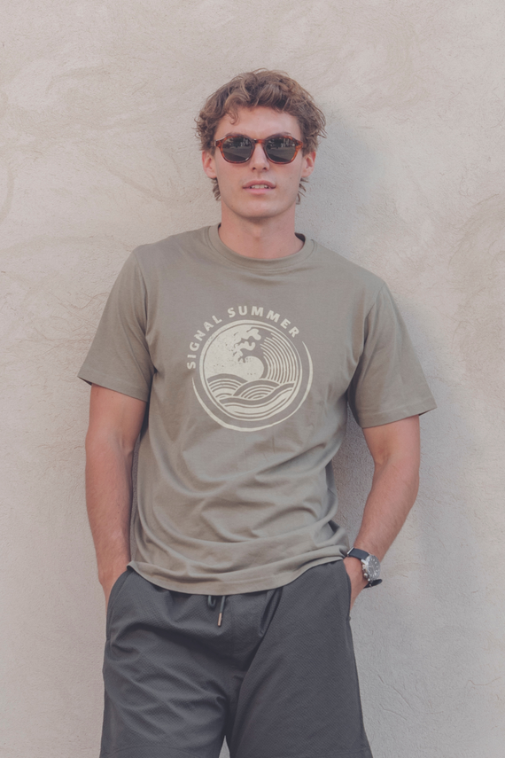 Georgesi Grafisk Rund T-shirt med Unikt Print fra Signal
