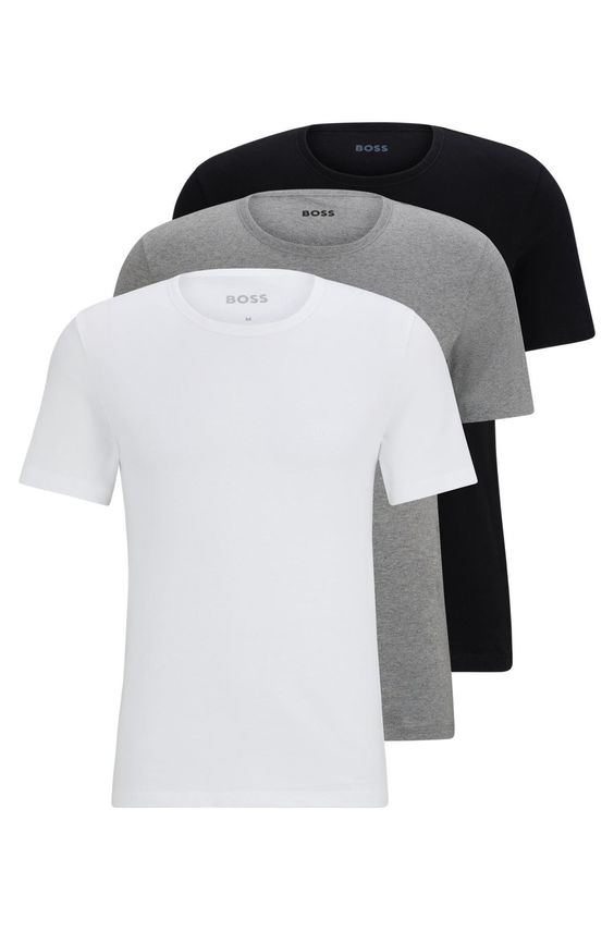 Tshirt Rn 3p Classic 10243514 fra Boss Black