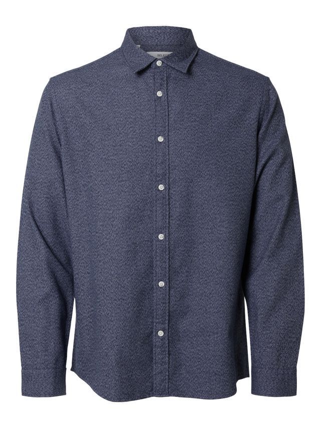 Slhreg Owen Flannel Mix Shirt Ls fra Selected