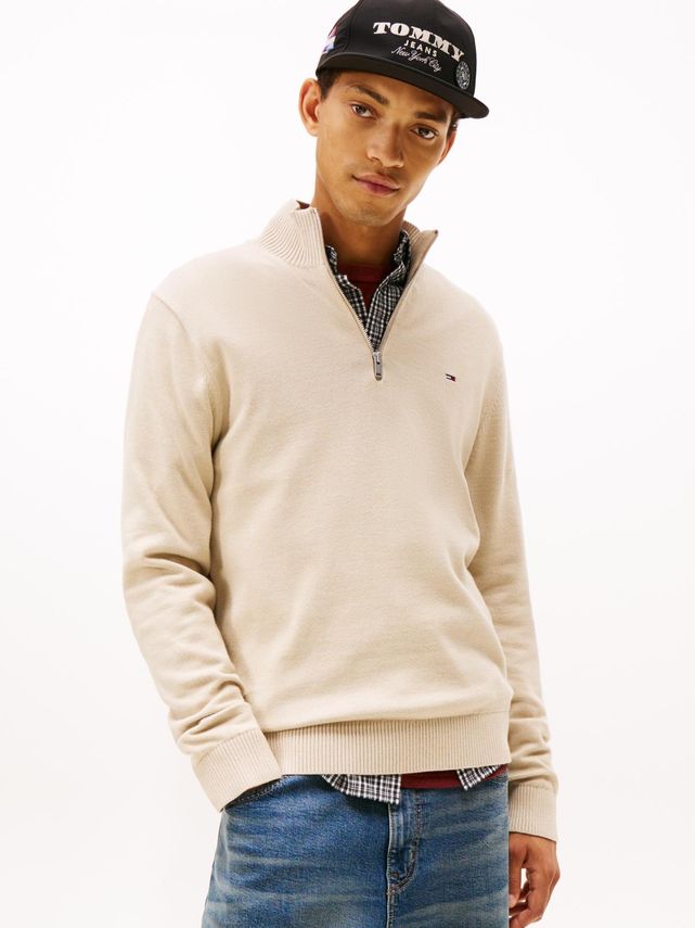 Tjm Slm Ess Light â¼ Zip Swtr Ext fra Tommy Jeans