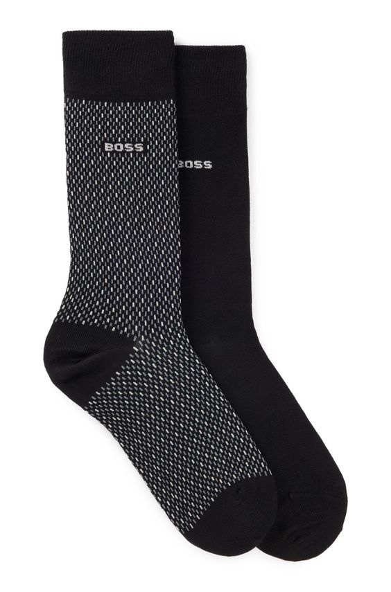 2-pak Boss Black Minipattern Skjorte – Udsalg!