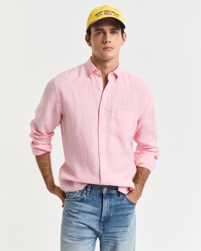 Reg Linen Shirt fra Gant