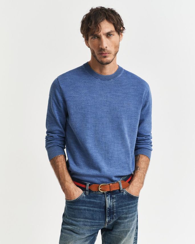 Stilfuld Sunfaded C Neck Sweatshirt fra Gant - Komfortabel!