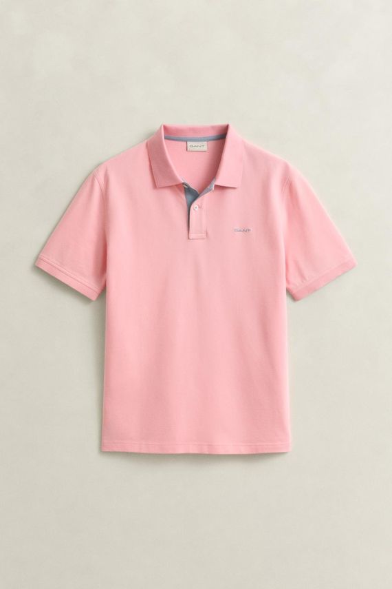 Reg Contrast Pique Ss Polo fra Gant