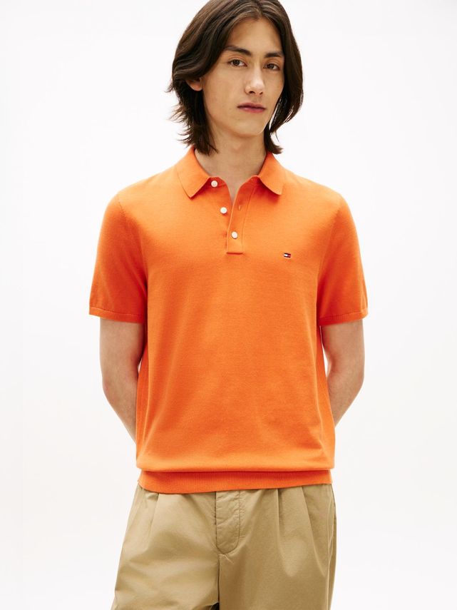 Essential Cotton Knitted Polo fra Tommy Hilfiger