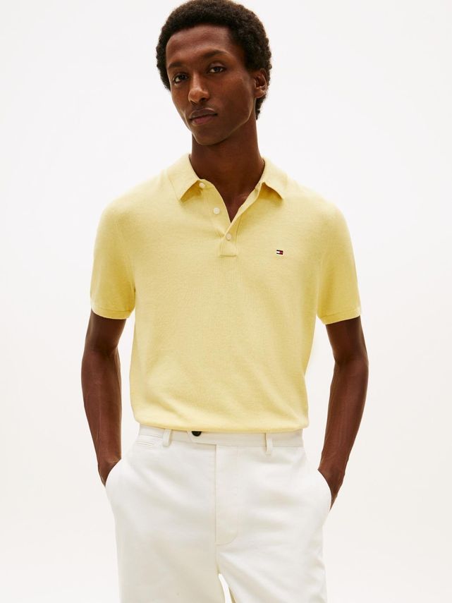 Essential Cotton Knitted Polo fra Tommy Hilfiger