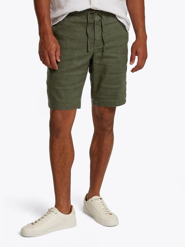 Harlem Po Linen Short fra Tommy Hilfiger