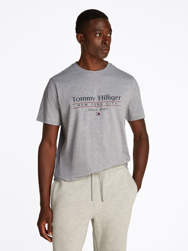 Hilfiger Center Stack Tee fra Tommy Hilfiger