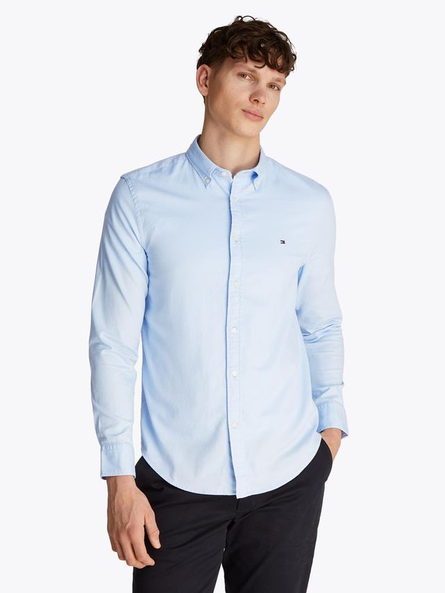Flex Dobby Sf Shirt fra Tommy Hilfiger
