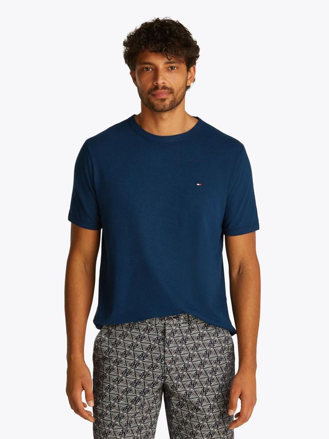 Cotton Linen Tee fra Tommy Hilfiger