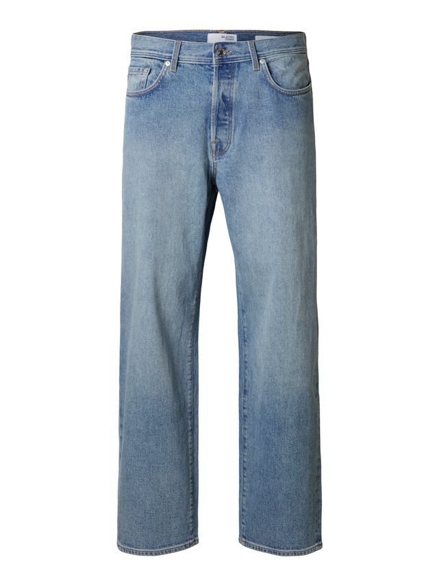 Løse jeans med 5-lommedesign – perfekt til hverdagen!