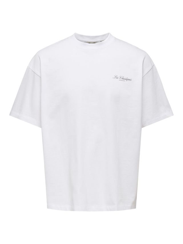 Onsles Classiques Loose Print Ss Te fra Only & Sons