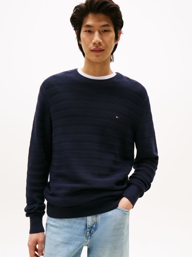 Tommy Hilfiger Stribet T-shirt – Stilfuld til Hverdag og Fritid