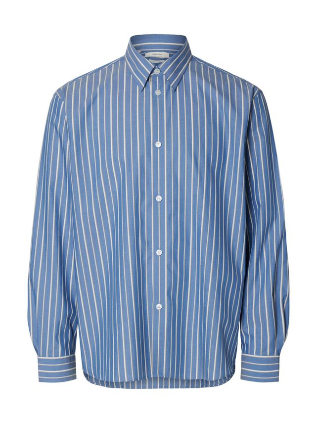 Slhrlxben Stripe Ls Shirt fra Selected