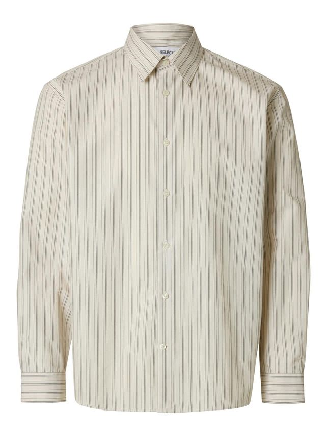 Slhrlxben Stripe Ls Shirt fra Selected