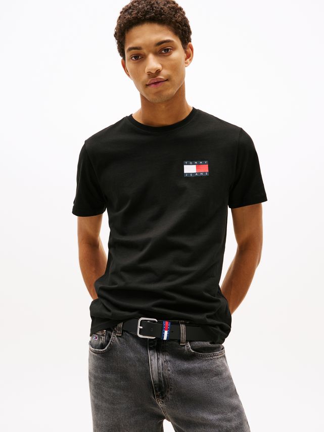 Tjm Slim Essential Flag T-shirt fra Tommy Jeans