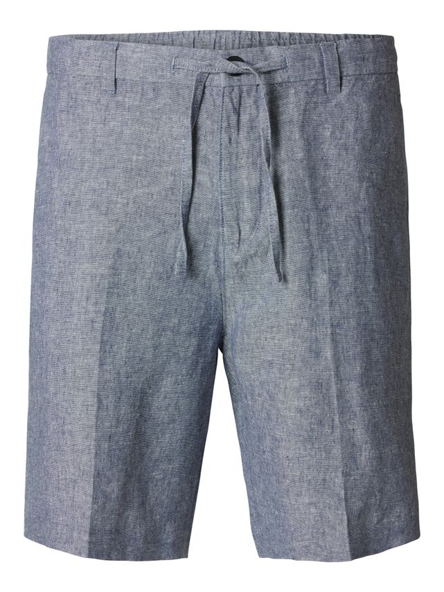 Slhregular Leroy Linen Bld Shorts N fra Selected