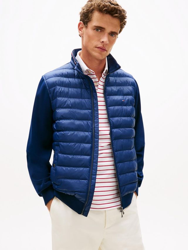 Mix Media Ess Rwb Stand Collar fra Tommy Hilfiger