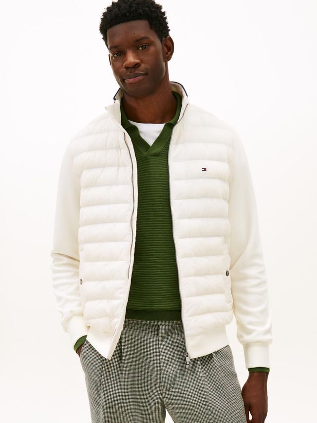 Mix Media Ess Rwb Stand Collar fra Tommy Hilfiger
