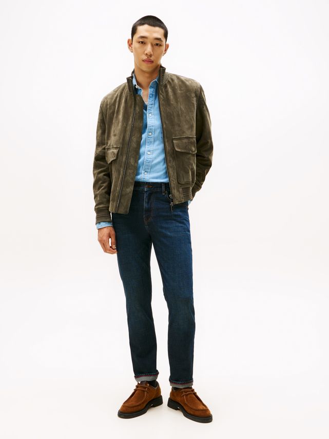 Straight Denton Str Blacker Blue fra Tommy Hilfiger