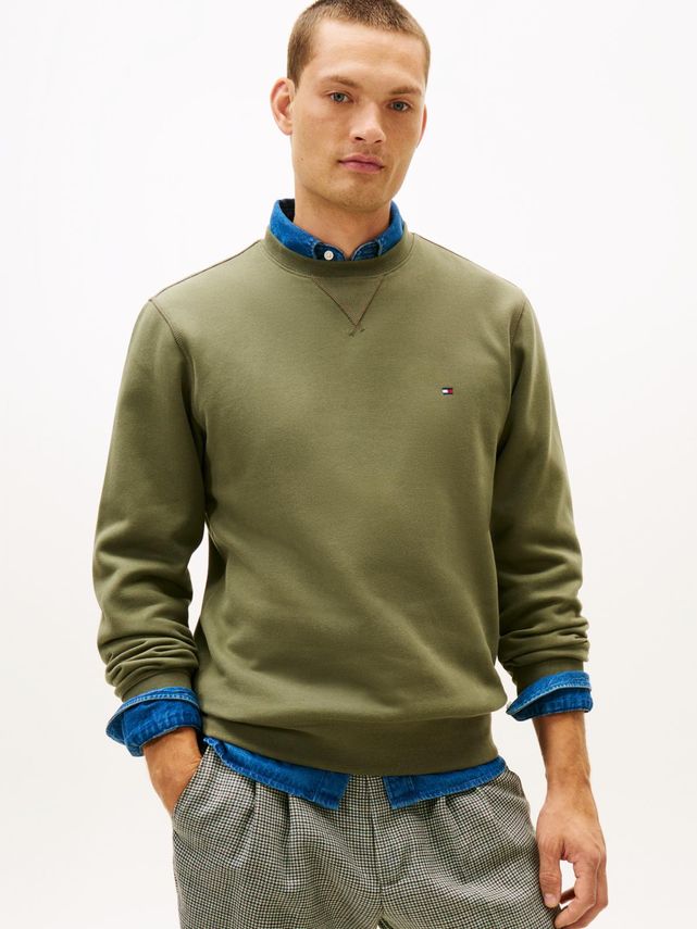 Ess Seasonal Fleece Crewneck fra Tommy Hilfiger