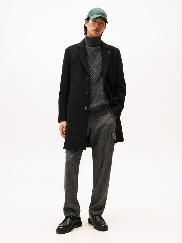 Dc Wool Mix Coat fra Tommy Hilfiger
